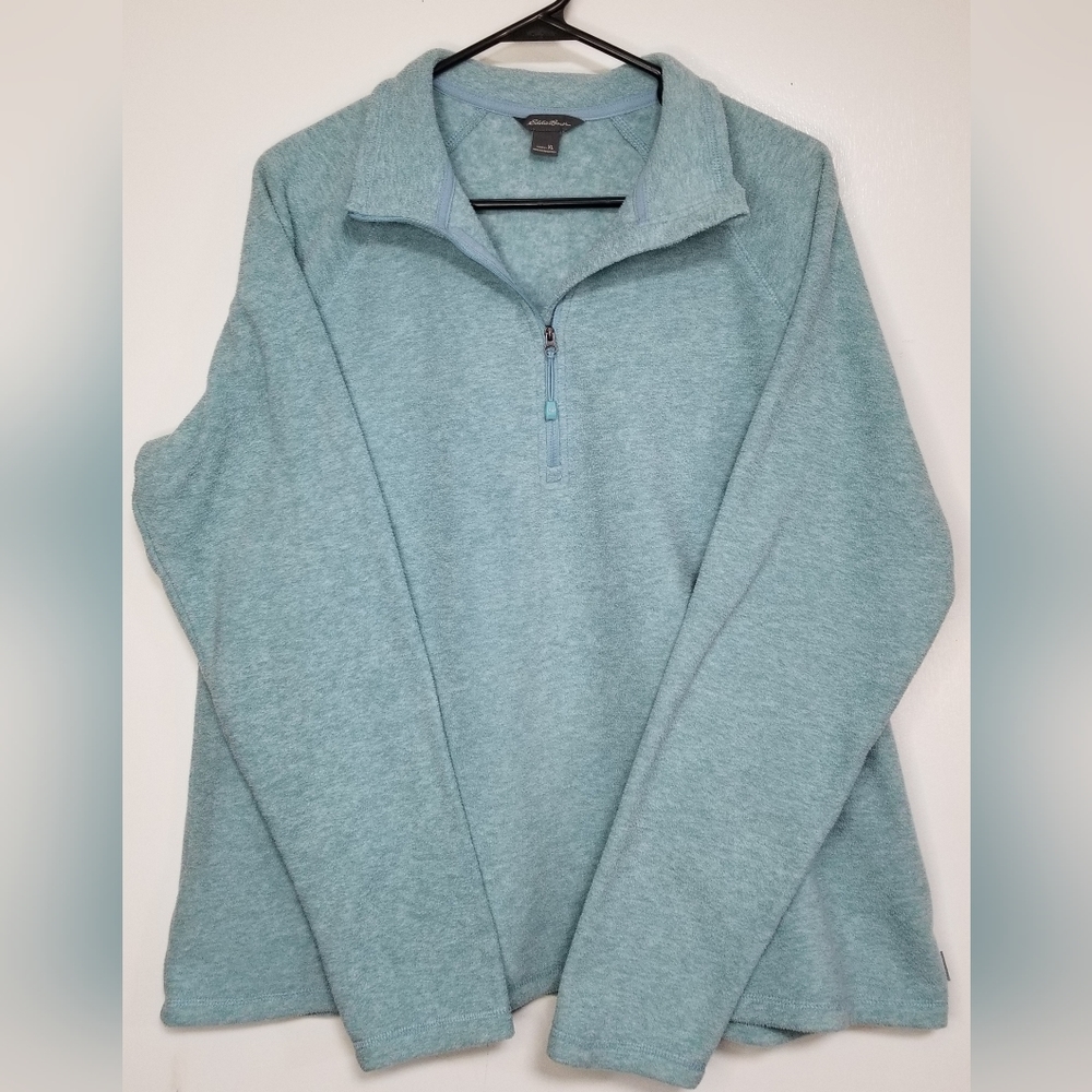 Eddie Bauer Blue 1/4 Zip Fleece